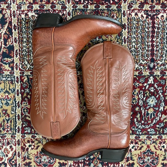 Tony Lama Vintage Western Boots men’s size 8EEE - Picture 6 of 10